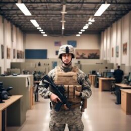 برقراری امنیت در مراکز نظامی
